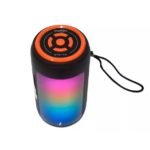 Parlante bluetooth portatil cilindrico luminoso - Imagen 2