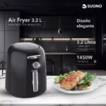 Freidora De Aire Suono Air Fryer Mecánico 3.2 L 1450w - Imagen 7