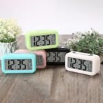 Reloj despertador digital alarma rectangular - Imagen 6