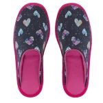 Pantuflas floripondias chancletas antideslizante corazones