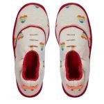 Pantuflas floripondias antideslizante corazon