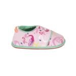 Pantuflas floripondias Geranio flamencos detalles cordón - Imagen 3