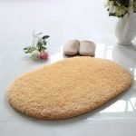 Alfombra para baño ovalada súper suave 60 x 40