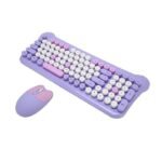 Kit teclado teclas redondas y mouse inalambrico - Imagen 5
