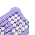 Kit teclado teclas redondas y mouse inalambrico - Imagen 6