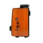 Radio portatil retro vintage bluetooth am/fm símil madera - Imagen 2