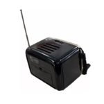 Radio portatil retro vintage forma de TV bluetooth am/fm usb recargable - Imagen 2