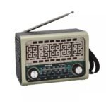 Radio retro vintage multi banda usb fm/ am recargable