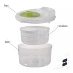 Escurridor secador centrifugadora de ensalada verduras - Imagen 6