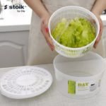 Escurridor secador centrifugadora de ensalada verduras - Imagen 2