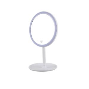 Espejo maquillaje luz led touch usb regulable