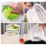 Escurridor secador centrifugadora de ensalada verduras - Imagen 3