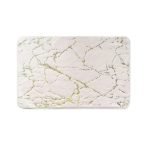 Alfombra antideslizante terciopelo efecto marmol - Imagen 5