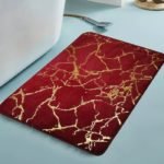 Alfombra antideslizante terciopelo efecto marmol - Imagen 15
