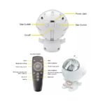 Astronauta led proyector nebula galaxia estrella - Imagen 3