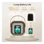 Parlante portátil led rgb bluetooth karaoke micrófonos - Imagen 5