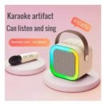 Parlante portátil led rgb bluetooth karaoke micrófonos - Imagen 7