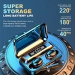 Auriculares mini bluetooth inalámbricos F9 largos - Imagen 9