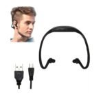 Reproductor auriculares con bluetooth Fm ranura sd negro - Imagen 3
