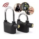 Candado con alarma traba disco moto bici