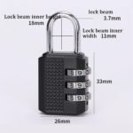 Candado con combinacion seguridad - Imagen 3