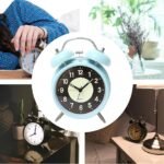Reloj despertador antiguo doble campana fluorescente - Imagen 5
