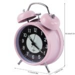 Reloj despertador antiguo doble campana fluorescente - Imagen 16