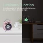 Reloj despertador antiguo doble campana fluorescente - Imagen 18