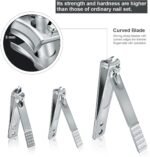 Cortauñas cuidado cuticulas manicuria 3 piezas - Imagen 2