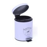 Tacho de basura a pedal Lux blanco