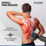 Masajeador pistola portable Suono recargable Snmc-1002 - Imagen 5