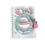 Diario intimo agenda con candado kawaii - Imagen 2