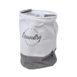 Canasto ropa sucia cesto tela Laundry blanco - Imagen 2
