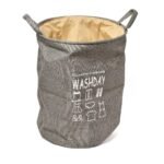 Canasto ropa sucia cesto tela Washday
