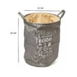 Canasto ropa sucia cesto tela Washday - Imagen 2