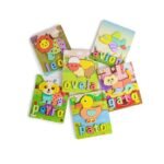 Rompecabezas de madera 3D didactico avion - Imagen 2