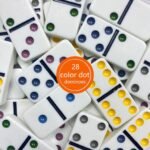 Domino juego de mesa lata X28 piezas - Imagen 5