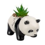 Maceta de ceramica oso panda - Imagen 2