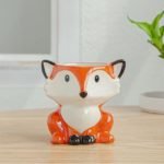 Maceta de ceramica decoracion zorrito - Imagen 6