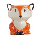 Maceta de ceramica decoracion zorrito - Imagen 3