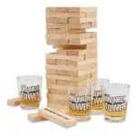 Jenga juego para previa con vasitos
