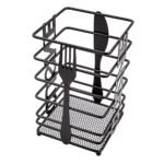 Escurridor de cubiertos de hierro cuadrado