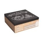 Caja de té madera organizador decorativo X9