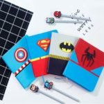 Diario intimo + lapicera "Capitan america"