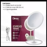 Espejo touch para maquillaje luz led 3 tonos táctil usb - Imagen 3