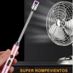 Encendedor eléctrico chispero recargable usb arco plasma - Imagen 15