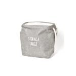 Cesto para ropa sucia canasto lino 42x34