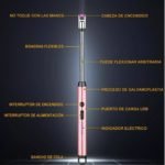 Encendedor eléctrico chispero recargable usb arco plasma - Imagen 16