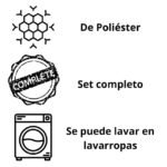 Set de cocina repasador + manopla + agarradera modelo cubiertos - Imagen 4