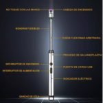 Encendedor eléctrico chispero recargable usb arco plasma - Imagen 11